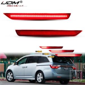IJDM LEDバンパーリフレクターライト ホンダオデッセイ用 テールブレーキリアフォグランプシーケンシャルウィンカーライト機能 2017年11月