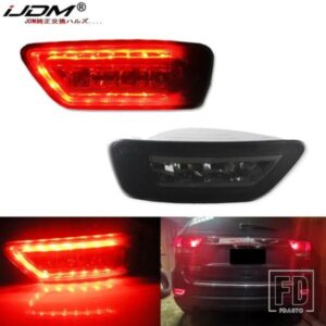IJDM 2011年以降のJEEP GRAND CHEROKEE WK2COMPASSDODGE用リアバンパーリフレクターマーカーライトテール/ブレーキリアフォグランプ