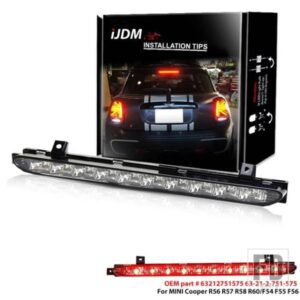 IJDM レッド LED MINI COOPER R56 R57 R58 R60 サードブレーキランプ 2014/15年以降のMINI COOPER F54 F55 F56 ハイマウントサードブレーキライト用