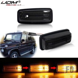 JDMダイナミックアンバーLEDサイドマーカーメルセデスベンツGクラスW463 W461 G500 G550 G55 G63 G65ウィンカーライトOEMサイドマーカーランプ