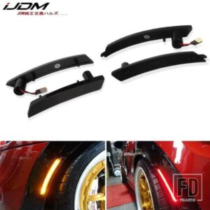 リア/フロント LED サイドマーカーライト サイドリピーターランプ ウィンカーライト LED パネルランプ MINI COOPER R55 R56 R57 R58 R59 R60 R61 用