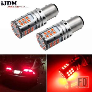 IJDM 車用 LED ストップライト CANBUS 1157 P21/5W BAY15D BAZ15D 3030 32SMD 車用ブレーキ リバースランプ リアフォグ パーキングバルブ 12V