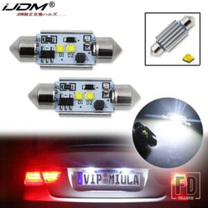 IJDM C5W LED電球 CANBUS OBC 12V フェストゥーン 31MM 36MM 39MM 41MM 44MM C10W LED 自動車内装ドームランプ 読書灯 カーゴエリア ホワイト