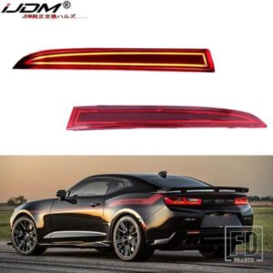IJDM リアバンパーリフレクターライト シボレー カマロ トラバース キャデラック ATS XT5 リアフォグランプとブレーキテールライト LED