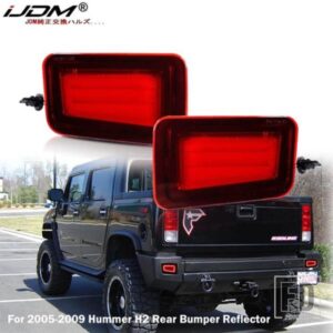 2005-2009 ハマー H2 LED バンパーリフレクターライト テールブレーキリアフォグランプウィンカーライト機能 2個 赤 3157