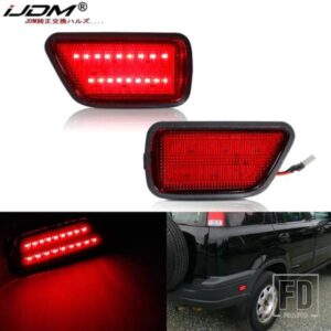 IJDM 車用 赤色 LED ホンダ CR-V 右助手席側リアバンパー 赤色 サイドマーカーライト ランプ パーキング/ドライビングライト 12V 1997-2001