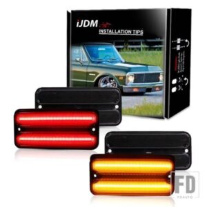 1968-1972年式 シボレー ブレイザー C10 C20 ピックアップトラック GMC ピックアップトラック用 フロント リア サイドマーカーランプ