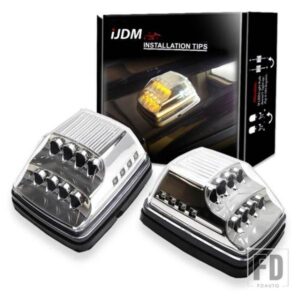 フロントバンパー ホワイトアンバー LED DRL ウィンカーライト メルセデス W463 Gクラス G500 G550 G600 G55 G63 AMG ポジションライト 90-18