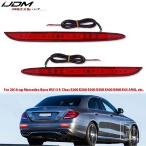 メルセデスベンツ E400/E450/GLC300/GLE350/SLC300/AMG GT テールブレーキリアフォグランプウィンカー用 LED バンパーリフレクターライト 2個