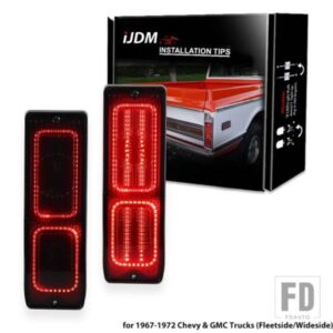 フリートサイド シボレー / GMC ピックアップ ブレイザー トラック フリートサイド/ワイドサイド 車用テールライト LED アセンブリ レッドテールライトブレ
