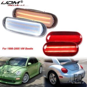 IJDM フロントバンパーとリアフェンダーサイドマーカーランプアセンブリ フォルクスワーゲンビートル用 ウィンカーライト DRL/パーキングライト