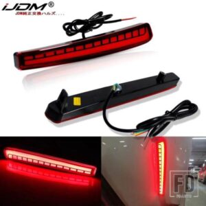 IJDM 車用赤色 LED バンパーリフレクターライト トヨタ カローラ 2020 2021 テールブレーキリアフォグランプウィンカーランプ機能