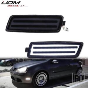 IJDM フル LED バンパーサイドマーカーライトアセンブリ フォルクスワーゲン MK5 ゴルフ/GTI ラビット ジェッタ R32 用 OEM