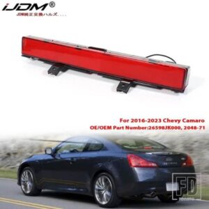 IJDM 車用 レッド フル LED ハイマウント サード ブレーキ ライト アセンブリ 2007-2013 INFINITI G25 G35 G37 ハイマウント サード ブレーキ ライト
