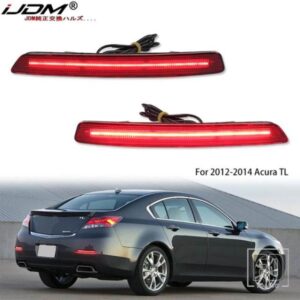 IJDM 車用 LED バンパー リフレクター ライト アセンブリ アキュラ TL 用 テールブレーキリアフォグランプウィンカーライト機能 2012-2014