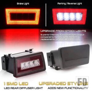 2011年以降のスバル インプレッサ WRX/STI XV クロストレック 3-IN-1 LED リアフォグランプテールランプブレーキランプバックアップリバースライト 12V