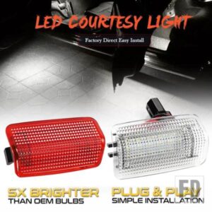 トヨタ ランドクルーザー プラド カローラ カムリ プリウス タンドラ 4ランナー レクサス ES IS RX GS LX LS 240 250 300 350 LEDドアカーテシーライト