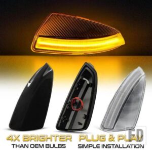メルセデスベンツ W204 W164 ML300 ML500 ML550 ML320 ドアウィング リアビュー リアビューミラーランプ用 LED サイドミラー ウィンカーライト