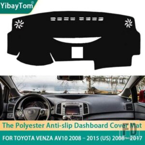 滑り止めポリエステル製UVカット車ダッシュボードカバーマットシェードクッションパッドカーペット トヨタ ヴェンザ AV10 2008-2015 米国版
