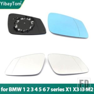 BMW E84 F48 F20 F21 F40 F22 F23 F30 F31 F34 F10 F07 F11 I3用 サイドミラーガラス ブルー リアビュー エクステリアアングル
