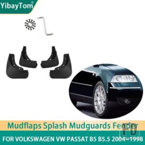 4ピース のフロントリアマッドフラップ スプラッシュマッドガード マッドフラップ マッドガードフェンダー フォルクスワーゲン VW パサート B5 B5.5