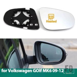 VW フォルクスワーゲン ゴルフ 6 MK6 5K 2009-2012 用 サイドミラーガラス リアビュー リアビュー 外装レンジ