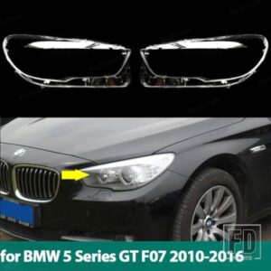 車用ヘッドランプカバー ヘッドライトレンズガラスカバー ランプシェード 明シェルレンズカバー BMW 5シリーズ GT 5GT F07 2010-2016用 ランプカバー