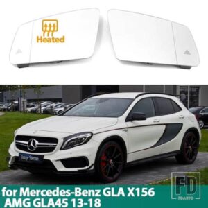 メルセデスベンツ GLA クラス GLA180 GLA250 GLA45 X156 13-18 用 リアビューミラー ガラス ドア ウィングミラー ヒーター付き サイドミラー ガラス