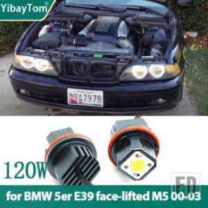 BMW 5シリーズ E39 M5 フェイスリフト 520I 523I 525I 528I 530I 535I 2000-2003用 CANBUS LED エンジェルアイズ マーカーライトバルブ