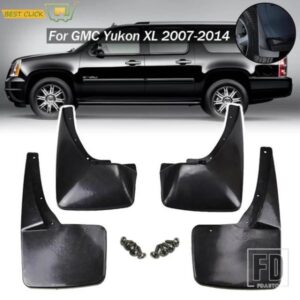 GMC ユーコン XL 2007 - 2014 用 マッドフラップ スプラッシュガード マッドガード 2008-13 フェンダープロテクター スタイリング