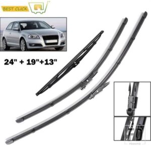 MISIMA フロントガラス ワイパーブレード AUDI A3 8P S3 RS3 2005-12 フロントリアウィンドウワイパー