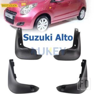 スズキ アルト/A-STAR 日産 ピソ 2009-2015 用 車用マッドフラップ マッドフラップ スプラッシュガード マッドよけ マッドガード 2010-14