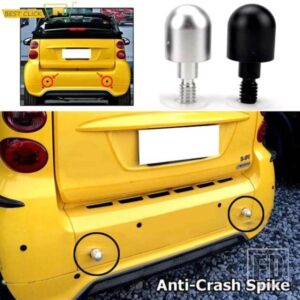 ベンツ スマート フォーツー 451 2008-2014 用 フロント リア セーフキット 防止 ラウンドヘッド カーバンパープロテクター ガード スパイク