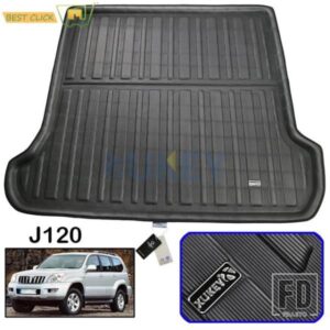トヨタ ランドクルーザー プラド J120 2003-2009 トランクマット リアトランクカーゴトレイライナー フロアカーペット 2004-08に適合