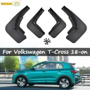 フォルクスワーゲン VW T-CROSS 2018-21 用マッドフラップ スプラッシュガード マッドガード マッドよけ フロント リアフェンダープロテクター