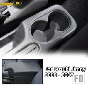 スズキ ジムニー 2000-2007 - 2015 2016 2017 用カースタイリング ブラック USB センターコンソールボックス 新型アームレスト