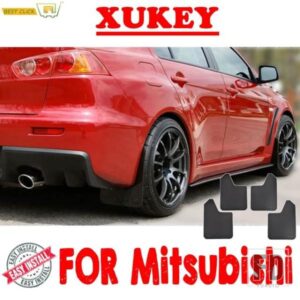 三菱 ランサー アウトランダー スポーツ エボリューション EVO X IX ミラージュ ストラーダ トライトン G-ワゴン用 マッドフラップ マッドフラップ スプラッ