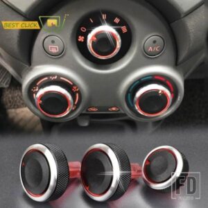 日産キューブ Z12 ラティオアルメーラヴァーサ N17 注 E12 マイクラ K13 光岡 VIEWT AC ヒーター熱気候制御スイッチノブボタン