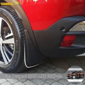 フロントリア車フェンダーマッドフラッププジョー 3008 2 SUV 2017 以降 2018 2019 マッドフラップスプラッシュガードマッドフラップマッドガードフェンダー