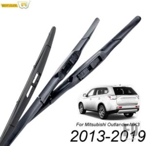 MISIMA フロントガラスワイパーブレード三菱アウトランダー GF GG ZJ ZK 2013-2019 フロントリアウィンドウ 2014-18