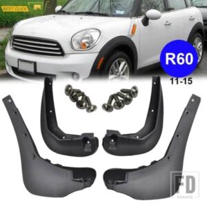 フロントリアマッドフラップミニ同胞 R60 2010-16 マッドフラップマッドフラップスプラッシュガードセットマッドガード