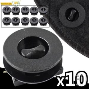 ツイストロックフロアマットクリップファスナーカーペット固定具グリップバックル VW ジェッタゴルフ 4 ボラパサート B5 ビートルポロ自動車スタイリング