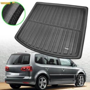 フォルクスワーゲン VW トゥーラン MK1 MK2 2003-2015 カーゴブーツライナートレイリアトランクフロアマットトレイカーペット 2010-14