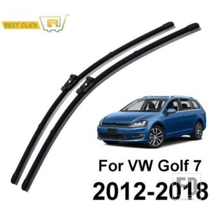 MISIMA フロントガラスフロントガラスワイパーブレード VW ゴルフ 7 MK7 2012-18 フロントウィンドウワイパー 26 インチ18インチ