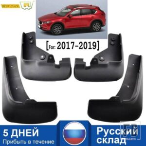 フロントリアマッドフラップマツダ CX-5 CX5 第 2 世代 KF 2017 2018 2019 マッドフラップスプラッシュガードマッドフラップマッドガードカーアクセサリー