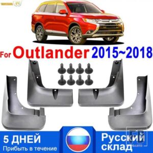 フロントリアマッドフラップ三菱アウトランダー 3 2015-20 マッドフラップスプラッシュガードマッドフラップマッドガードフェンダー