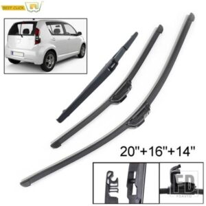 フロントリアウィンドウフロントガラスワイパーブレードセットダイハツ SIRION MK2 38687
