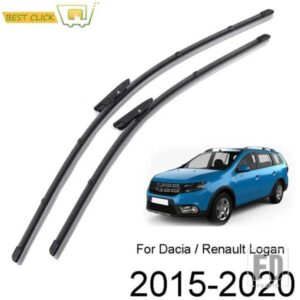 ミシマフロントガラスワイパーブレードダチアルノーローガン 2015-2020 フロントウィンドウワイパーブレード 2016-19