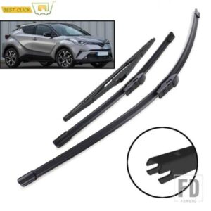 MISIMA 3 個フロントガラスワイパーブレードトヨタ C-HR CHR 2016-20 フロントリアウィンドウワイパー