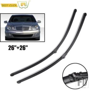 ミシマ用メルセデス E クラス W211 S211 2002-2009 フロントウィンドウフロントガラスワイパーブレード 37834